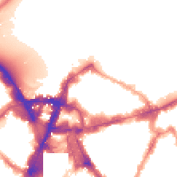 Night-time road noise heatmap for SW1E 5HS