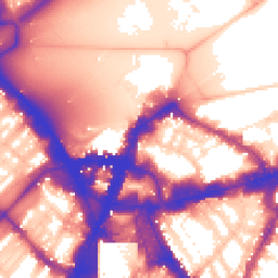 Daytime road noise heatmap for SW1E 5HZ