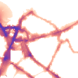 Night-time road noise heatmap for SW1E 5NH