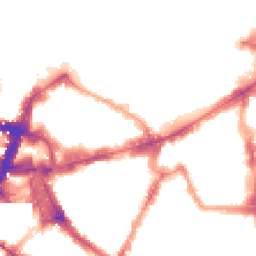 Night-time road noise heatmap for SW1E 6AB