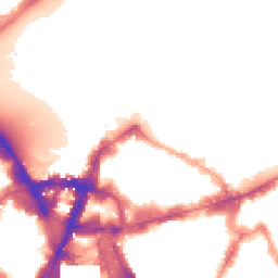 Night-time road noise heatmap for SW1E 6AY