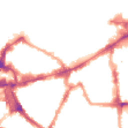 Night-time road noise heatmap for SW1E 6AZ