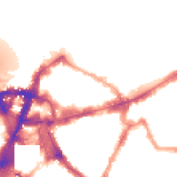 Night-time road noise heatmap for SW1E 6DR