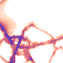 Night-time road noise heatmap for SW1E 6DX
