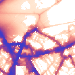 Daytime road noise heatmap for SW1E 6HF