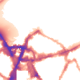 Night-time road noise heatmap for SW1E 6HF