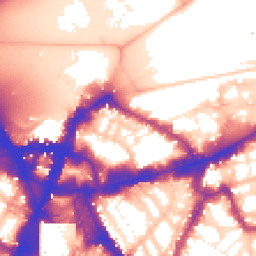 Daytime road noise heatmap for SW1E 6HL