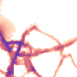Night-time road noise heatmap for SW1E 6HR