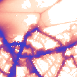 Daytime road noise heatmap for SW1E 6HX