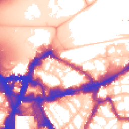 Daytime road noise heatmap for SW1E 6NF