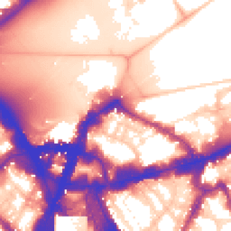 Daytime road noise heatmap for SW1E 6NR