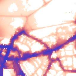 Daytime road noise heatmap for SW1E 6PE