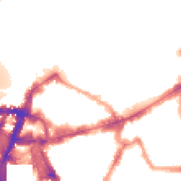 Night-time road noise heatmap for SW1E 6PE