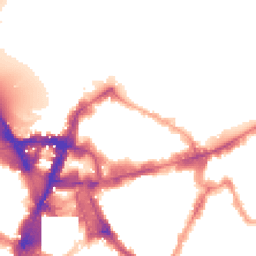 Night-time road noise heatmap for SW1E 6PL