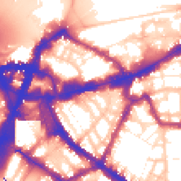 Daytime road noise heatmap for SW1E 6RD