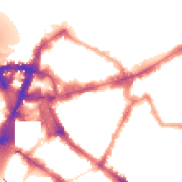 Night-time road noise heatmap for SW1E 6RD