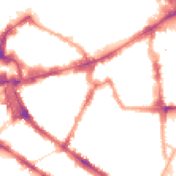 Night-time road noise heatmap for SW1P 1AB