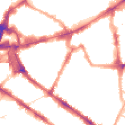 Night-time road noise heatmap for SW1P 1BU