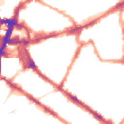 Night-time road noise heatmap for SW1P 1DR