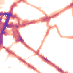 Night-time road noise heatmap for SW1P 1DW