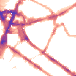 Night-time road noise heatmap for SW1P 1EQ