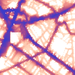 Daytime road noise heatmap for SW1P 1EY