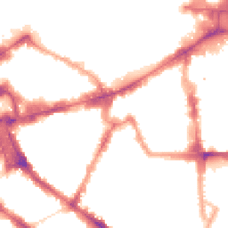 Night-time road noise heatmap for SW1P 1HE