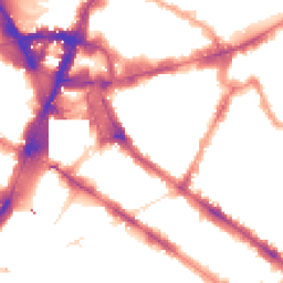 Night-time road noise heatmap for SW1P 1HY