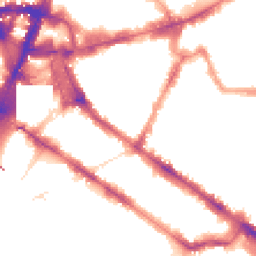 Night-time road noise heatmap for SW1P 1JJ