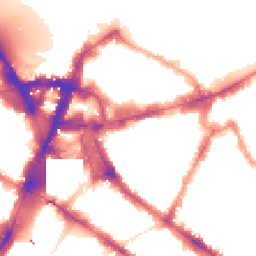Night-time road noise heatmap for SW1P 1LT