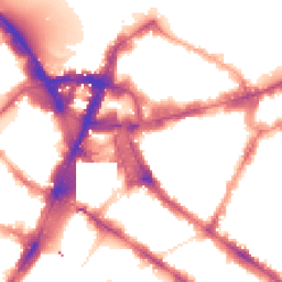 Night-time road noise heatmap for SW1P 1NH