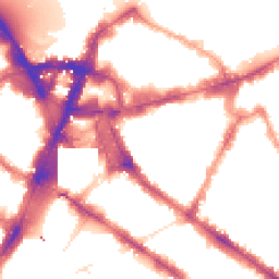 Night-time road noise heatmap for SW1P 1NP