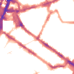 Night-time road noise heatmap for SW1P 1ZB