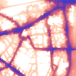 Daytime road noise heatmap for SW1P 2EP