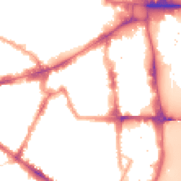 Night-time road noise heatmap for SW1P 2FD