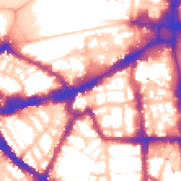 Daytime road noise heatmap for SW1P 2HX