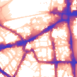 Daytime road noise heatmap for SW1P 2LU
