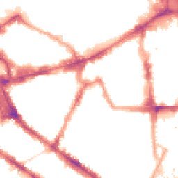 Night-time road noise heatmap for SW1P 2QA