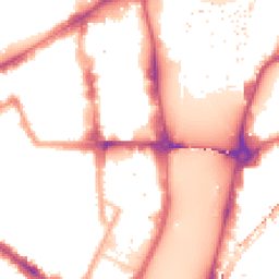 Night-time road noise heatmap for SW1P 3EP