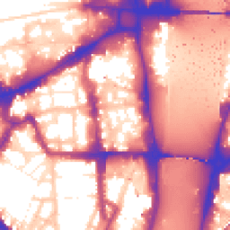 Daytime road noise heatmap for SW1P 3HN