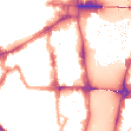 Night-time road noise heatmap for SW1P 3HN