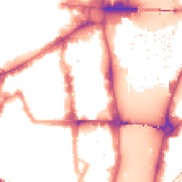 Night-time road noise heatmap for SW1P 3HP