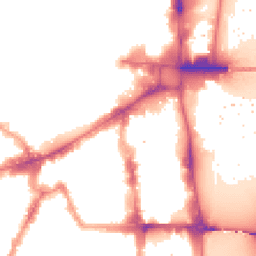 Night-time road noise heatmap for SW1P 3NP