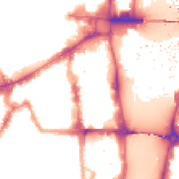 Night-time road noise heatmap for SW1P 3NQ