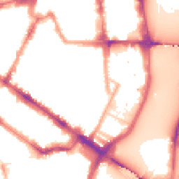 Night-time road noise heatmap for SW1P 4AG