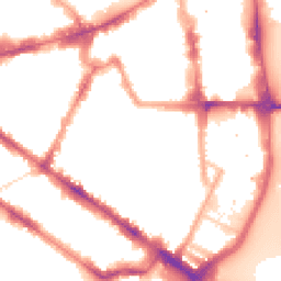 Night-time road noise heatmap for SW1P 4NH
