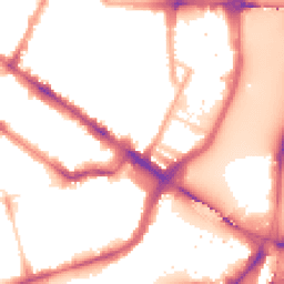 Night-time road noise heatmap for SW1P 4PR