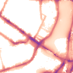 Night-time road noise heatmap for SW1P 4PY