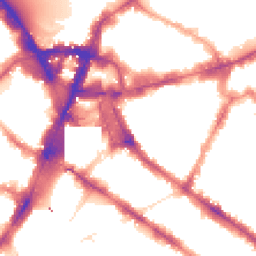 Night-time road noise heatmap for SW1V 1AE