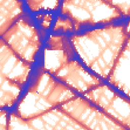Daytime road noise heatmap for SW1V 1AF